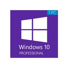 Clé d'activation licence original pour Windows 10 Pro 32-64 Bits