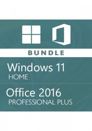  Windows 11 Home + Office 2016 Pro Plus - Bundle