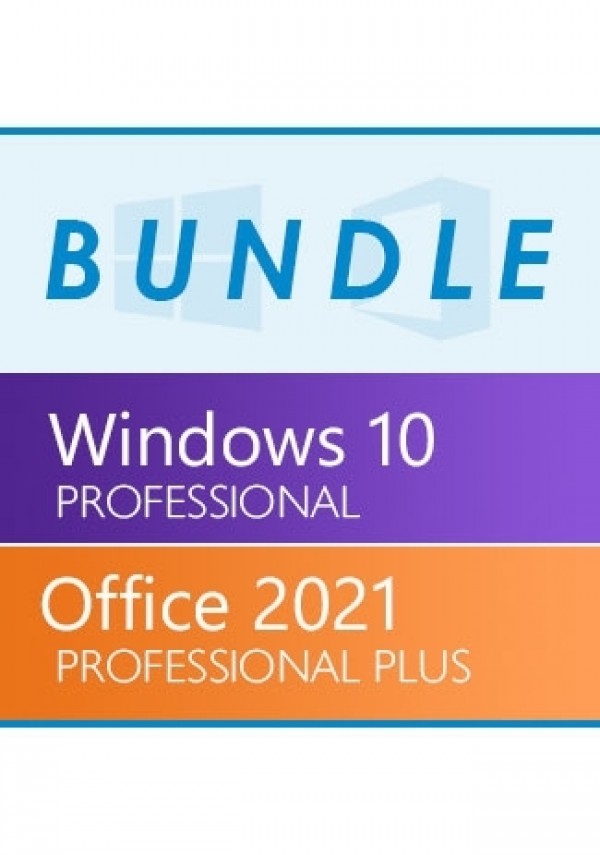  MS Windows 10 Pro + Office 2021 Pro Plus- Special Bundle