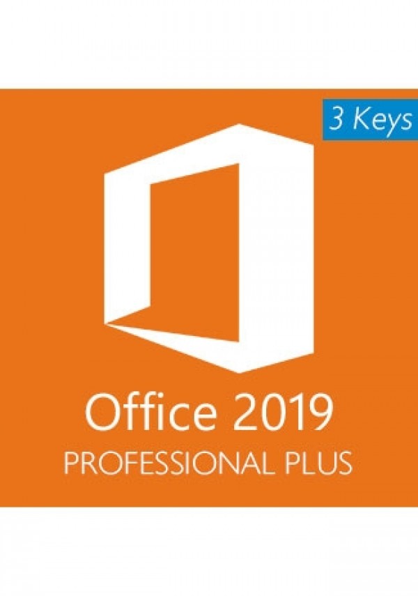 3 Office 2019 Pro Plus Keys Pack