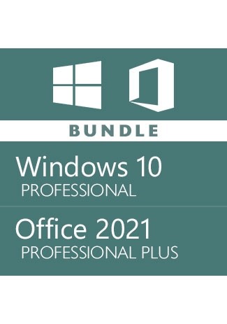 Windows 10 Pro + Office 2021 Pro Plus - Bundle