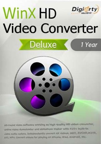 WinX HD Video Converter Deluxe - 1 Year Subscription