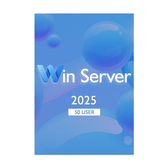Win Server 2025 Remote Desktop - 50 User CALs Certificate