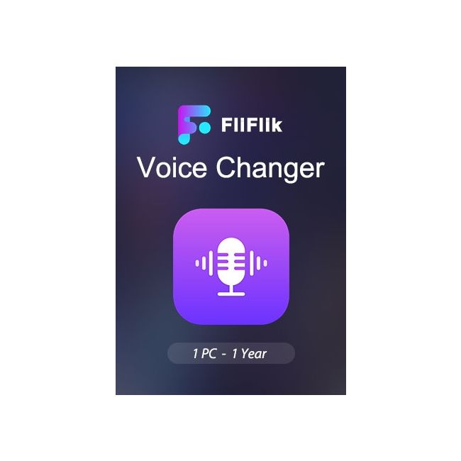 FliFlik Voice Changer - 1 PC/ 1 Year