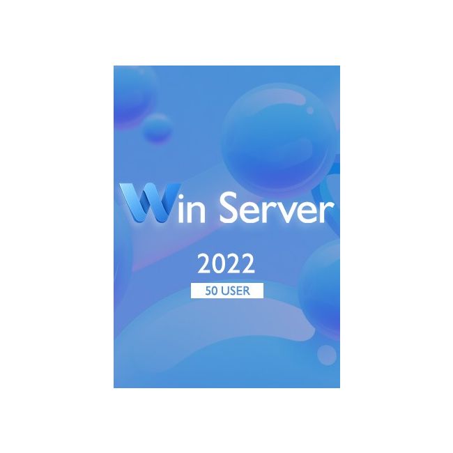 Win Server 2022 Remote Desktop - 50 User CALs Certificate