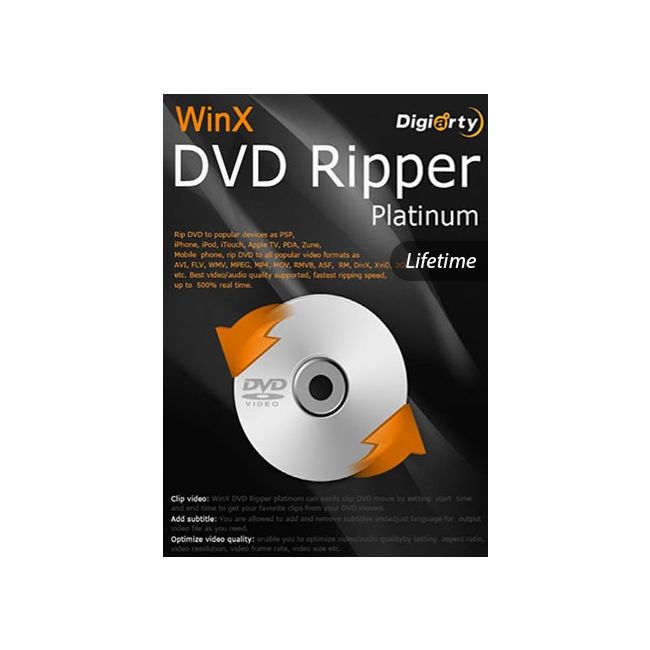 WinX DVD Ripper-  Lifetime Plan