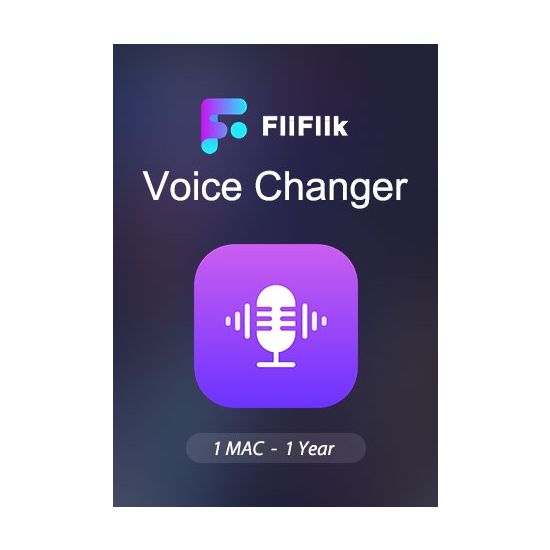 FliFlik Voice Changer - 1 Mac/ 1 Year